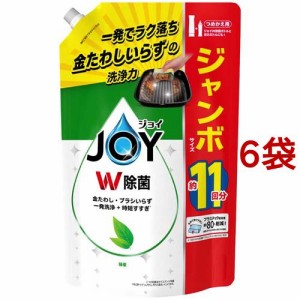 除菌ジョイ 緑茶 詰め替え 大容量(1425ml*6袋セット)[食器用洗剤]