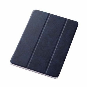 エレコム iPad Pro 11インチ用 ケース ソフトレザー 手帳型 2アングル 超薄型 青(1個)[液晶保護フィルム]