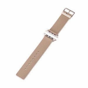 エレコム Apple Watch用ハイブリッドレザーバンド 45／44／42mm グレー*ピンク(1個)[情報家電　その他]