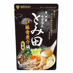 ミツカン 中華蕎麦とみ田監修 濃厚豚骨魚介鍋つゆ(750g)[つゆ]