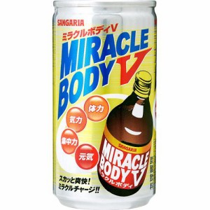 サンガリア ミラクルボディV(190g*30本入)[炭酸飲料]