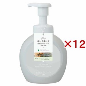 キレイキレイ薬用泡ハンドソープ本体大型 グリーンレーベルリラクシングコラボ(500ml×12セット)[泡ハンドソープ]