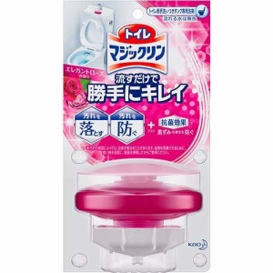 トイレマジックリン トイレ用洗剤 流すだけで勝手にキレイ エレガントローズ 本体(80g)[芳香洗浄剤 設置タイプ]