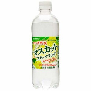 サンガリア 伊賀の天然水 マスカットスパークリング(500ml*24本入)[炭酸飲料]