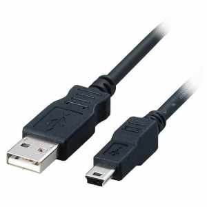 エレコム USBケーブル microUSBケーブル microB-A USB2.0 フェライトコア USB-FSM518(1個)[情報家電　その他]