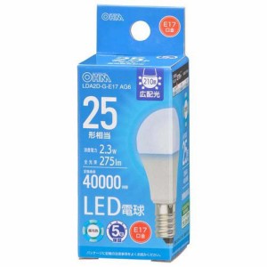 LED電球 小形 E17 25形相当 昼光色(1個)[蛍光灯・電球]