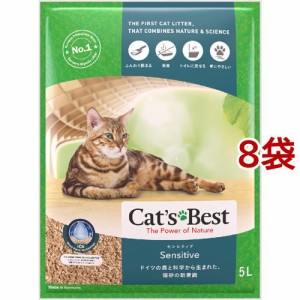 キャッツベスト センシティブ(5L*8袋セット)[猫砂・猫トイレ用品]