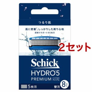 シック ハイドロ5プレミアム つるり肌へ 替刃(8個入*2セット)[替え刃 3枚刃以上]