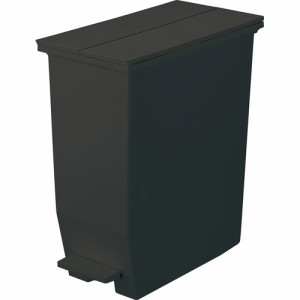 SOLOW ふた付き ゴミ箱 ペダルオープンツイン 日本製 35L ブラック GSLW004(1個)[ゴミ箱]