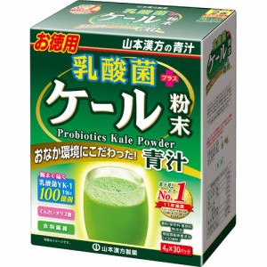 山本漢方 乳酸菌プラスケール粉末(4g*30包)[青汁・ケール]