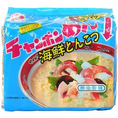 イトメン チャンポンめん 海鮮とんこつ(5食入)[袋麺]