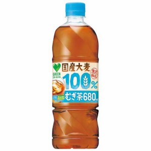 GREEN DA・KA・RA 国産大麦100％のむぎ茶(680ml×24本入)[麦茶]