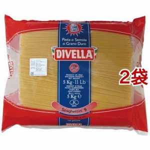 ディヴェッラ(Divella) #9 スパゲッティーニ 1.55mm 業務用(5kg*2袋セット)[パスタ]