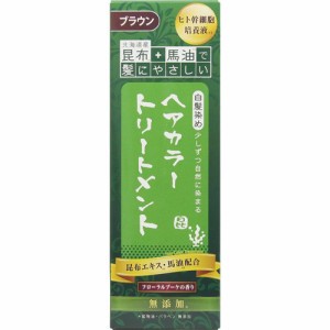 昆布と馬油のヘアカラートリートメント ブラウン(200g)[白髪染めトリートメント]