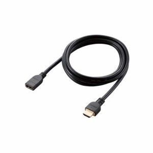 エレコム HDMI 延長 ケーブル 1.5m 4K 60p 金メッキ ブラック DH-HDEX15BK(1個)[情報家電　その他]