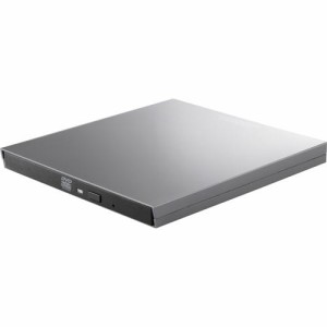 DVDディスクドライブ M-DISC対応 TypeCケーブル付 USB3.0 グレー(1コ入)[DVDプレーヤー]