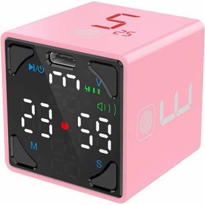 llano TickTime Cube 楽しく時間管理ができるポモドーロタイマー ピンク TK1-Pi1(1個)[キッチン用品 その他]