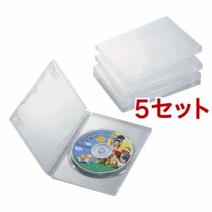エレコム DVDトールケース CCD-DVD02CR(5個入*5セット)[DVDメディア]