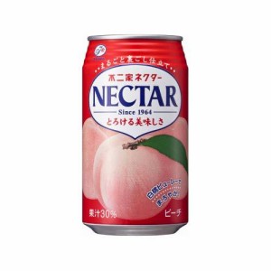 不二家 ネクター ピーチ 缶(350g*24本入)[ソフトドリンク・清涼飲料　その他]