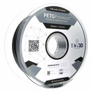 TAGin3D 3Dプリンター用フィラメント PETGプレミアムフィラメント PETGPRM-1.75BK(1個)[事務用品]