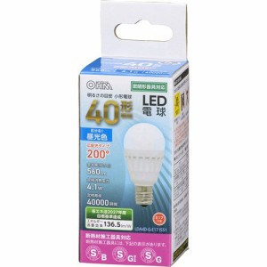LED電球 小形 E17 40形相当 昼光色 LDA4D-G-E17 IS51(1個)[蛍光灯・電球]