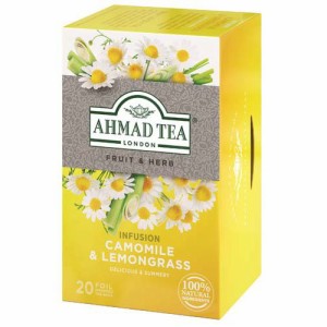 AHMAD TEA カモミール ＆ レモングラス ティーバッグ ノンカフェイン(20袋入)[ハーブミックスティー]