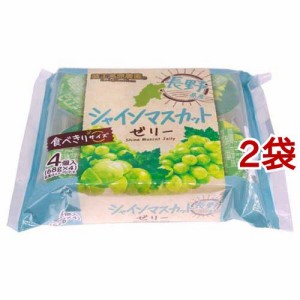 蔵王高原農園 長野県産シャインマスカットゼリー(68g*4個入*2袋セット)[ゼリー]