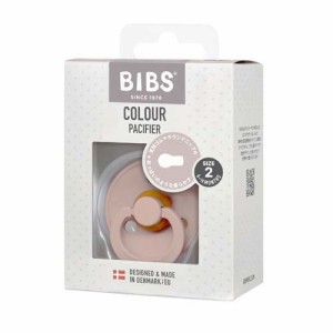 BIBS おしゃぶり カラー 1PK サイズ2 Blush(1個)[おしゃぶり]
