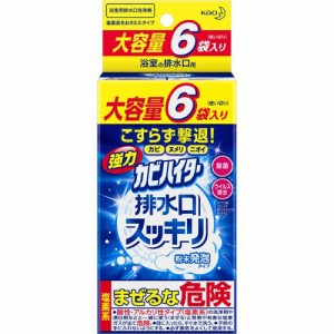 強力カビハイター お風呂用カビ取り剤 粉末発泡タイプ(6袋入)[お風呂用カビ取り・防カビ剤]