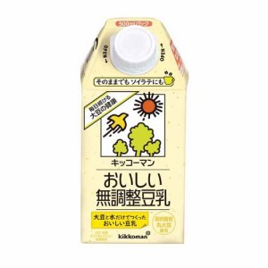 キッコーマン おいしい無調整豆乳500(500ml*12本入)[豆乳]