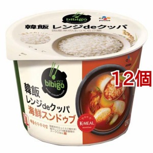 bibigo 韓飯 レンジdeクッパ 海鮮スンドゥブ(173.7g*12個セット)[ギフト・お取り寄せ]