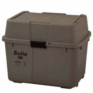 Boiteガレージ ベランダコンテナ 70L ブラウン MA-4012(1個)[収納]