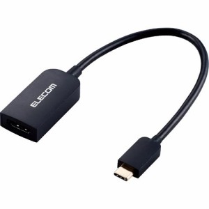 エレコム displayport hdmi usb type-c 変換 アダプタ 4k 2k 3840*2160 AD-CHDMIBK2(1個)[AVケーブル]