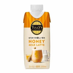 タリーズコーヒー ハニーミルクラテ キャップ付き 紙パック(330ml*12本入)[カフェオレ]