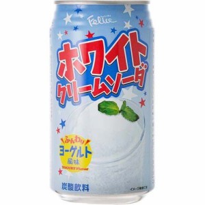 フェリーチェ ホワイトクリームソーダ 缶 炭酸飲料(350ml*24本入)[炭酸飲料]