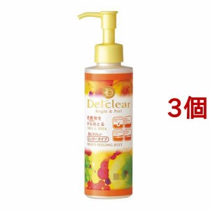 DETクリア ブライト＆ピール ピーリングジェリー ミックスフルーツの香り(180ml*3個セット)[ピーリング・角栓ケア]