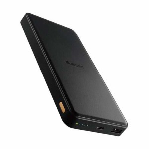 エレコム モバイルバッテリー 12000mAh リン酸鉄リチウムイオン電池 ブラック(1個)[充電器・バッテリー類]