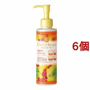 DETクリア ブライト＆ピール ピーリングジェリー ミックスフルーツの香り(180ml*6個セット)[ピーリング・角栓ケア]