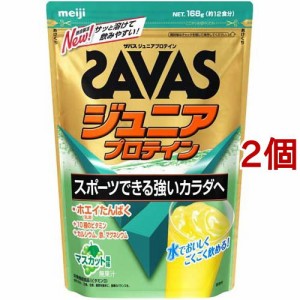 ザバス ジュニアプロテイン マスカット風味 約12食分(168g(約12食分)*2コセット)[ザバス プロテイン (SAVAS)]