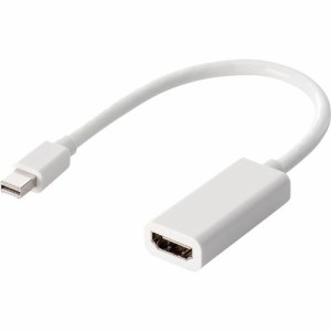 Mini DispLayPort変換アダプタ forAPPLE HDMI ホワイト AD-MDPHDMIWH(1個)[AVケーブル]
