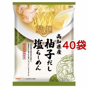 tabete だし麺 高知県産柚子だし塩らーめん(102g*40袋セット)[中華麺・ラーメン]