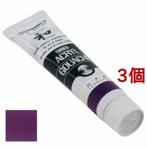 ターナー アクリルガッシュ ジャパネスク 362A 江戸紫(えどむらさき) AG020362(20ml*3個セット)[画材・製図用品]