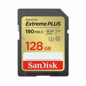 SanDisk エクストリーム プラス SDXC UHS-Iカード 128GB SDSDXWA-128G-JNJIP(1個)[情報家電　その他]