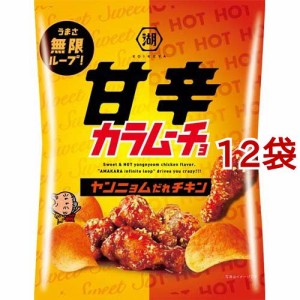 湖池屋 甘辛カラムーチョ ヤンニョムだれチキン(53g*12袋セット)[スナック菓子]