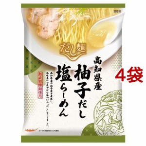 tabete だし麺 高知県産柚子だし塩らーめん(102g*4袋セット)[中華麺・ラーメン]