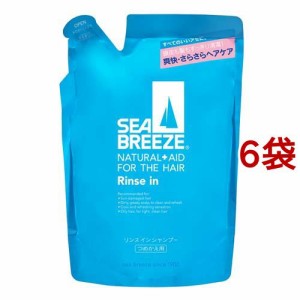 シーブリーズ リンスインシャンプー つめかえ用(400ml*6袋セット)[リンスインシャンプー]