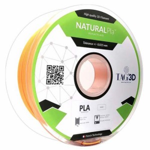 TAGin3D 3Dプリンター用フィラメント ナチュラルPLAフィラメント PLA NAT-1.75OR(1個)[事務用品]