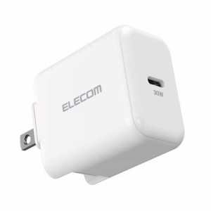 エレコム Power Delivery 充電器 30W USB タイプC 1ポート ホワイト ACDC-PD2130WH(1個)[電池・充電池・充電器]