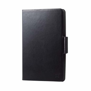エレコム タブレットケース カバー 汎用 7〜8.4インチ 手帳型 薄型 軽量 ブラック(1個)[情報家電　その他]