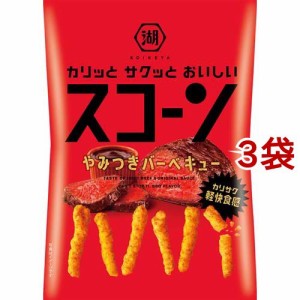 湖池屋 スコーン やみつきバーベキュー(78g*3袋セット)[スナック菓子]